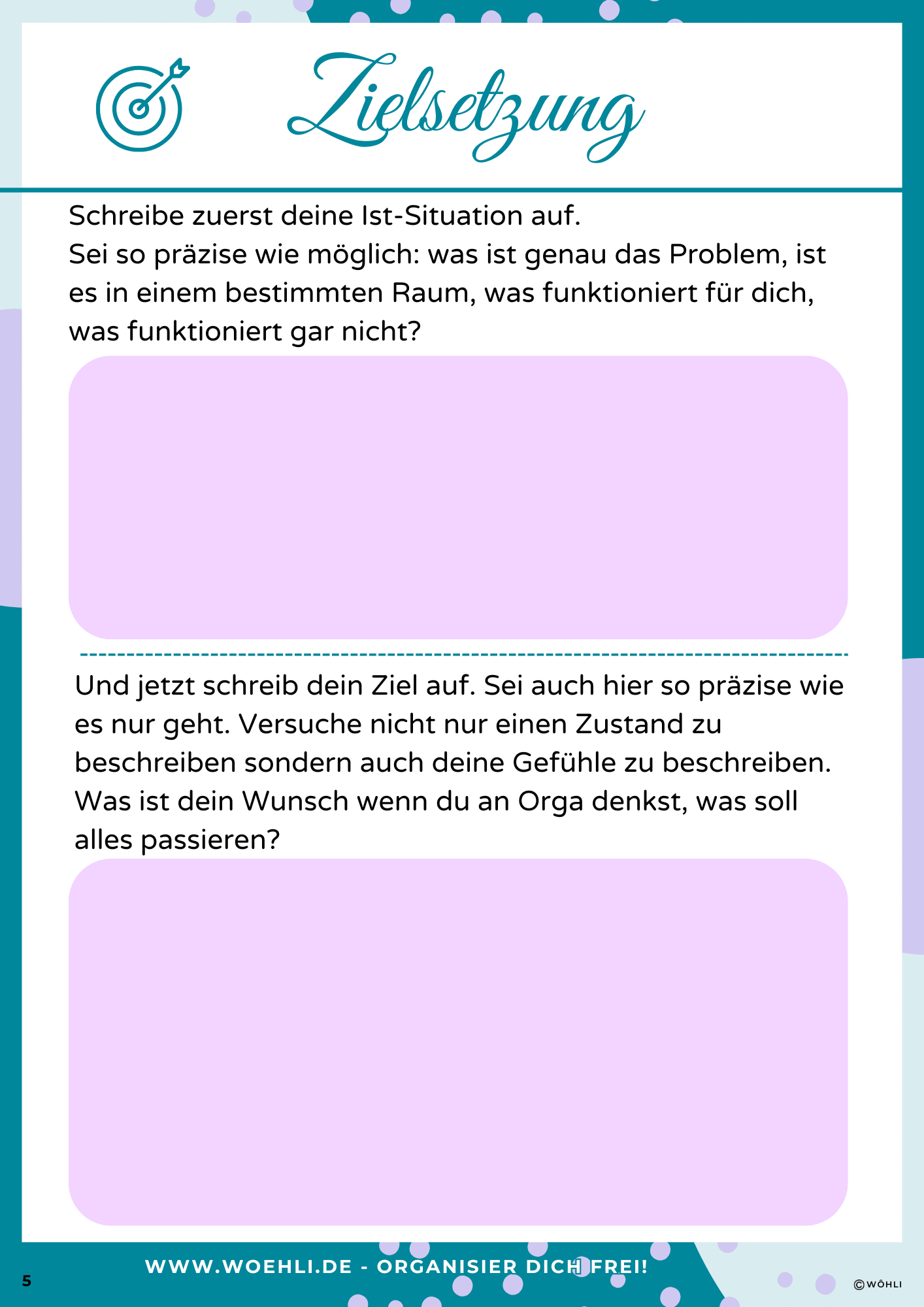 Zielsetzung
